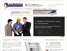 Tablet Screenshot of lormediation.fr
